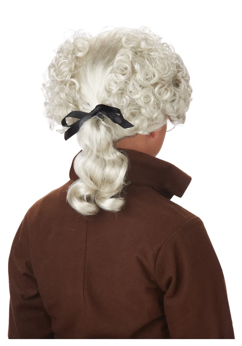 California Costumes Parrucca coloniale Bambino
