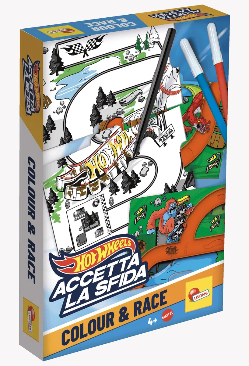 Hot Wheels Uovissimo – Set Regalo di Pasqua con Lanciatore e Veicolo, Giochi Race & Colour, Mini Basket, Racchette e Sticker, Giocattolo per Bambini 3, JTC26