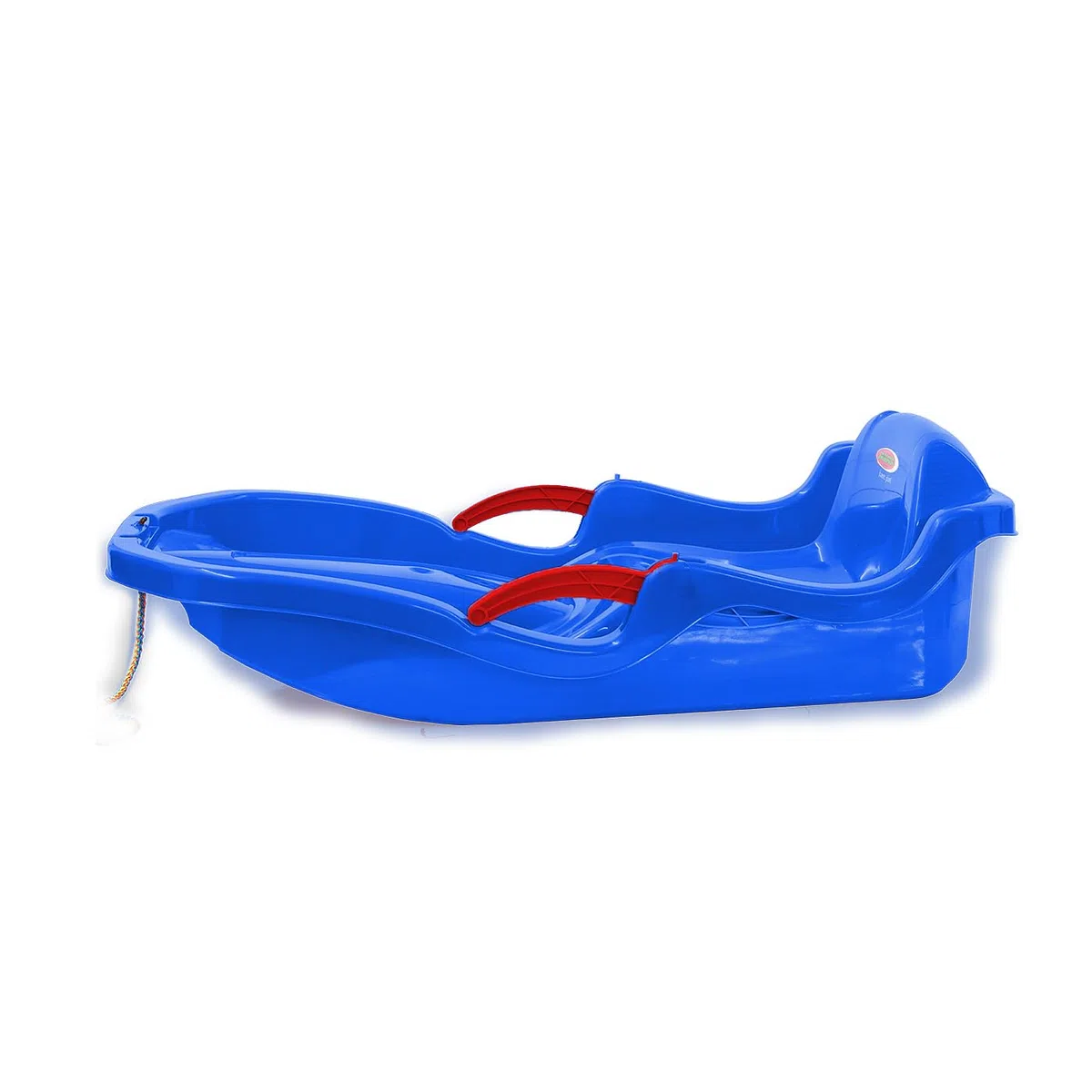 Jamara 460539 - Snow Play Bob Comfort, 80 cm, sterzo con leva del freno, costruzione aerodinamica, seduta ergonomica resistente in plastica resistente agli urti, colore: Blu