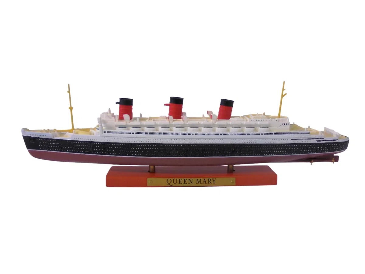 OPO 10 - Replica in Miniatura da Collezione del Famoso transatlantico RMS Queen Mary Scala 1/1250 o 25 cm - Queen Mary
