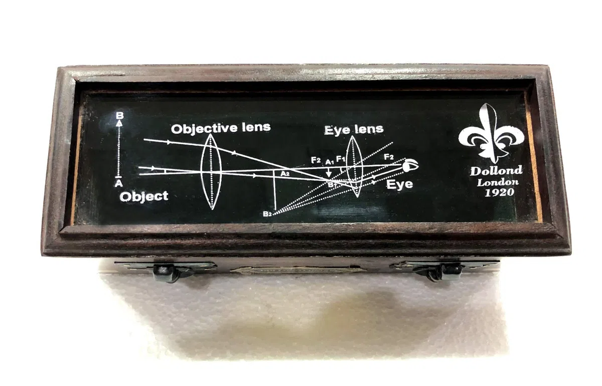 Antico Maritime Brass Dolland London Telescope Nautico Vintage Spyglass Scope