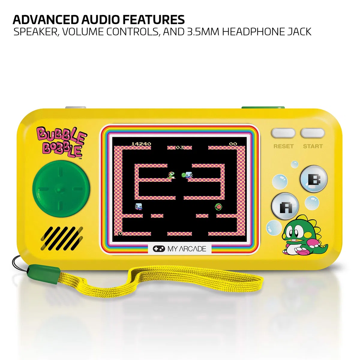 My Arcade Pocket Player Bubble Bobble Retro Console One Size