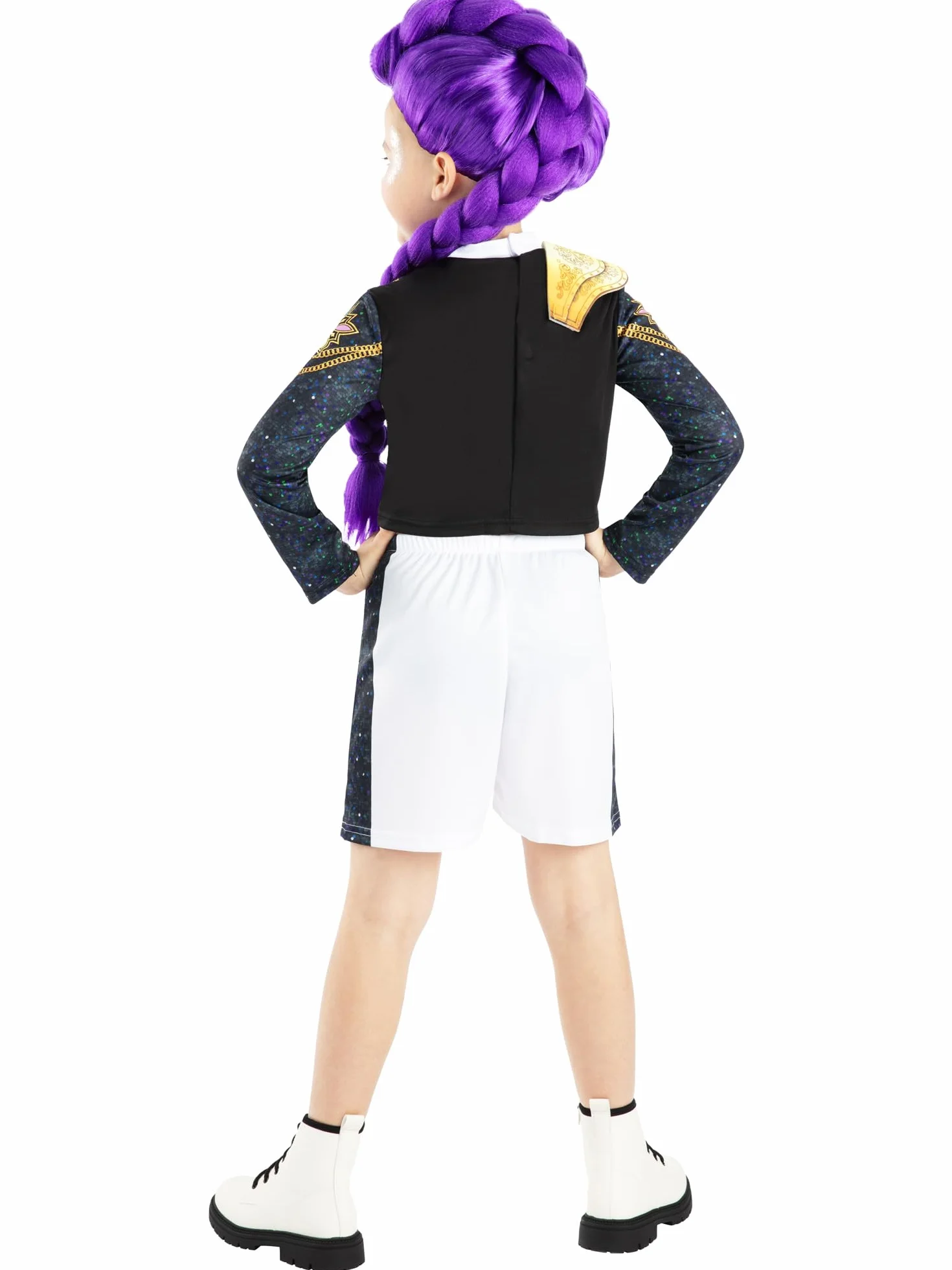 Rubies Official Netflix K-Pop Demon Hunters Rumi Golden Classic Child Costume, Kids Fancy Dress