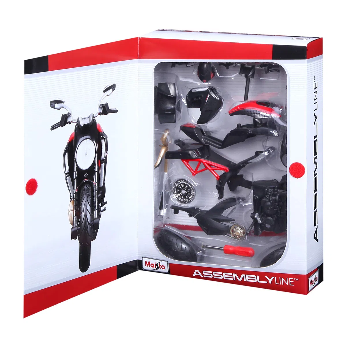 Maisto DUCATI DIAVEL CARBON - Modellino in alluminio pressofuso da costruire, scala 1:12