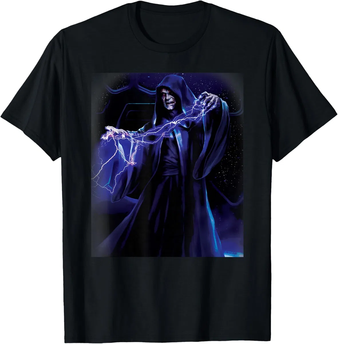 Star Wars, Imperatore Palpatine, Darth, Sidious Force Lightning Maglietta