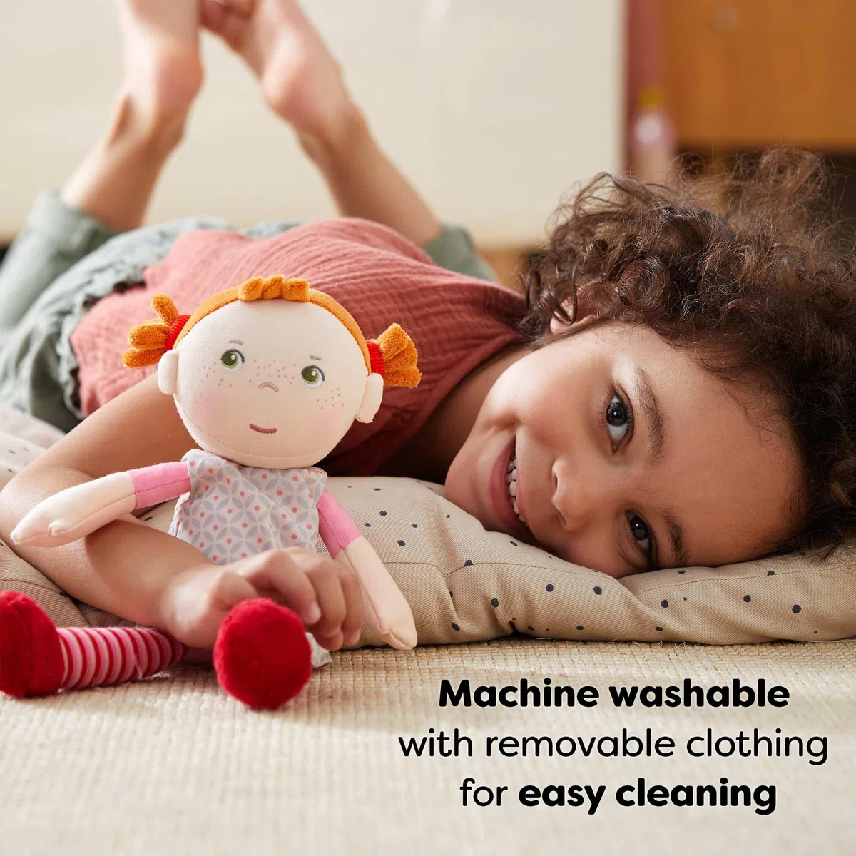 HABA 303730 Snug up Doll Roya - 25 cm - for Ages 18 Months and Up