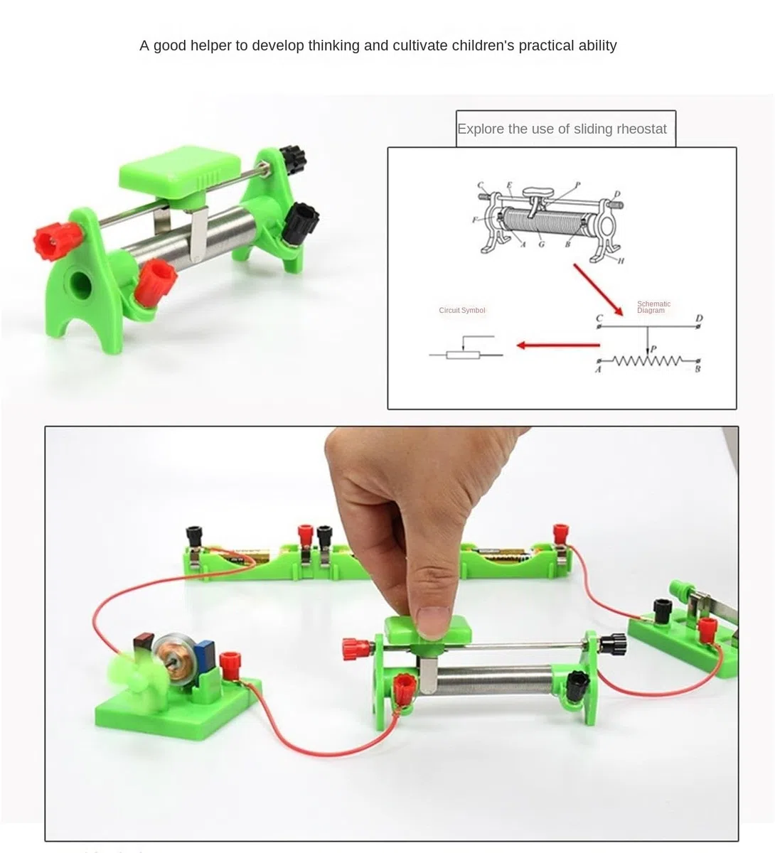 Attrezzatura per esperimenti fisici kit per esperimenti elettrici kit per esperimenti di fisica elettrica in classe