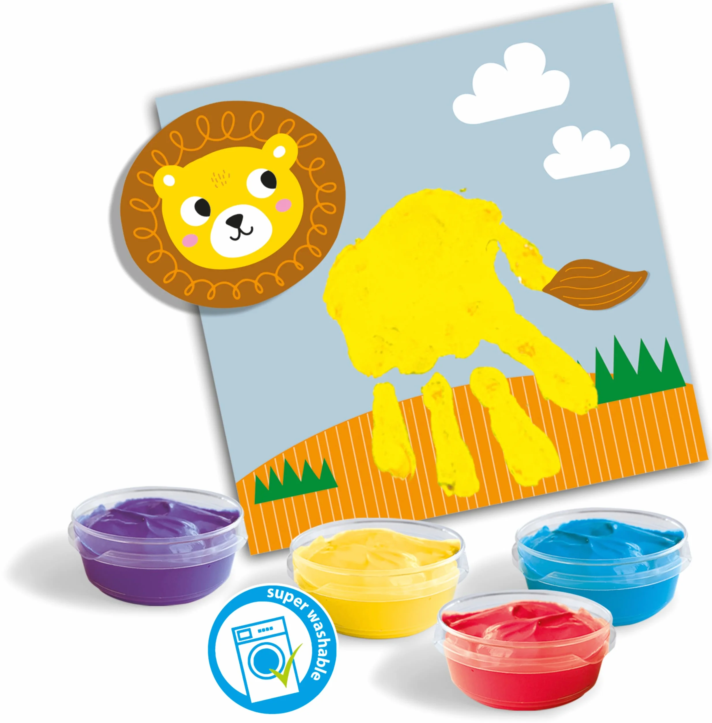 SES CREATIVE - My first - Animaux a peindre a la main et au doigt