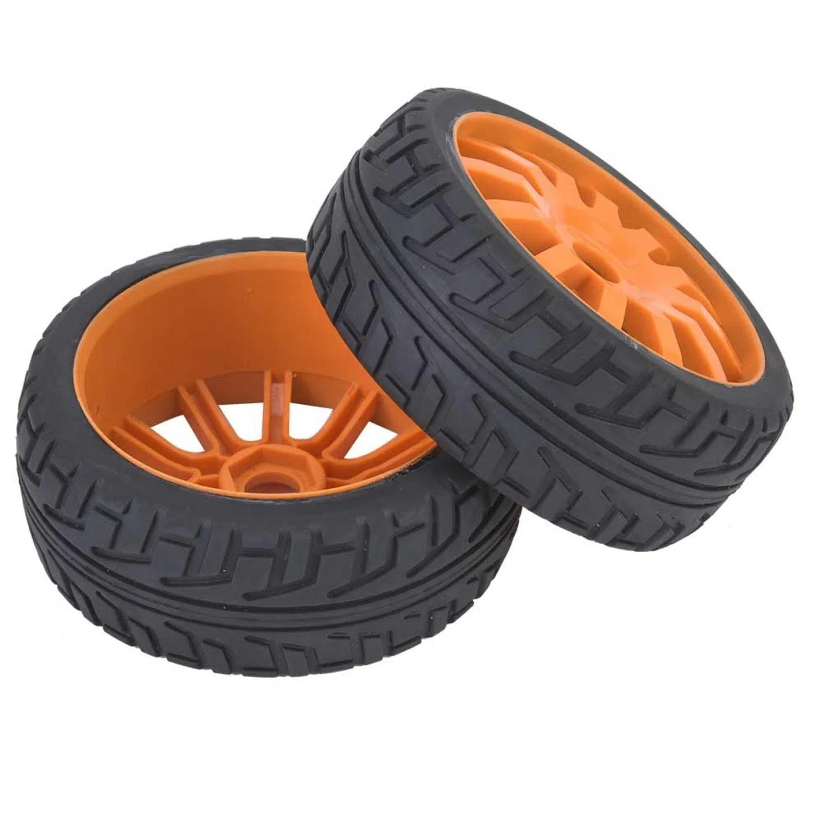 Pneumatici Auto Rc, 1/8 Fuoristrada Ruote Gommate e Veicoli Parti Ruota per Gomma del Camion Accessorio Buggy Corsa Pezzi in Modello di Telecomandato Carrello Ricambio Gomme Mozzo Wheel Anteriore