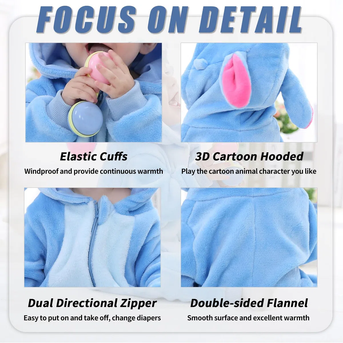 Pagliaccetto Neonato Invernale Costume Neonato, Flanella Unicorno Dinosauro Costume Neonata Sacco Nanna con Cappuccio Animale Tuta Neve Tutone Pile Bambino 0-36 Mesi