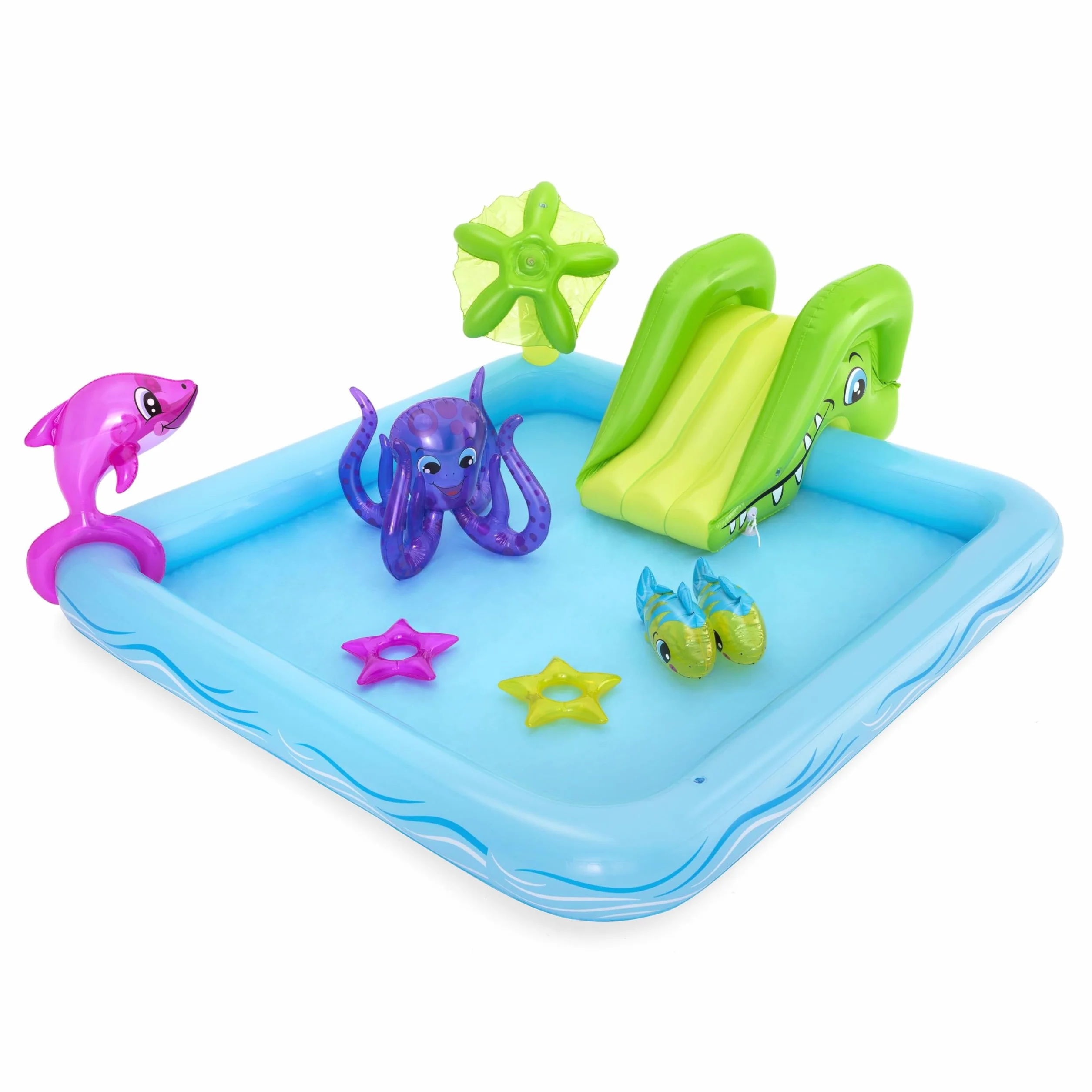 Bestway 53052-3 Piscinetta per Bambini Acquario Fantastico, 2 Anni+