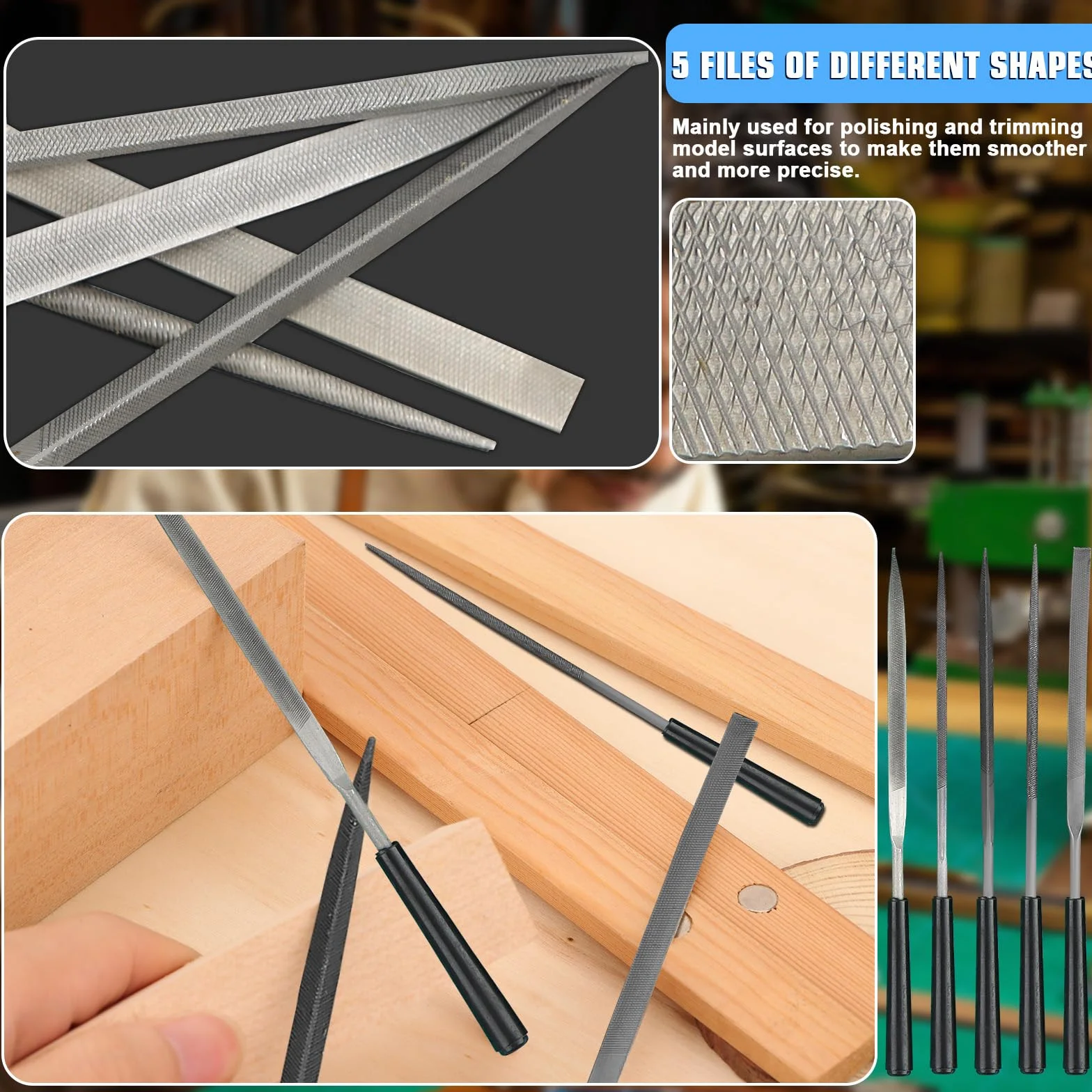 53 Pezzi Gundam Model Tools Kit, Set di Strumenti per Hobby Assembler, Strumenti di Modellazione Gundam di Base e Set Artigianale per Costruzione, Riparazione e Fissaggio