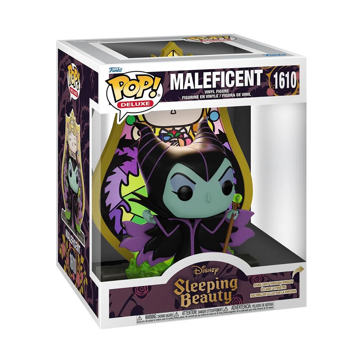 Funko Pop! Deluxe: Villains - Maleficent - (Glass) - Malefica - Disney Villains - Cattivi Disney - Figura in Vinile da Collezione - Idea Regalo - Merchandising Ufficiale - Horror Fans