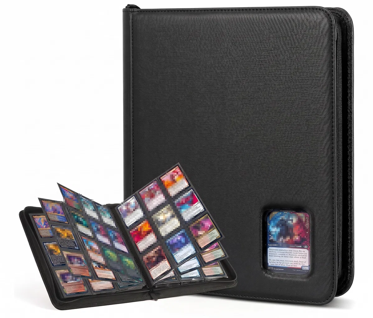 Raccoglitore Toploader Carte, 360 Tasche in 3” x 4” Album Porta Carte, Album di Carte da Collezione, Album Toploaders