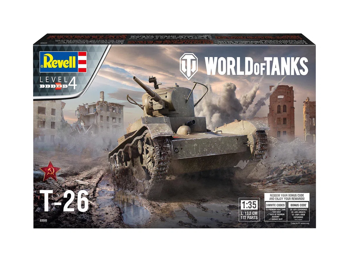 Revell-03505 T-26 World of Tanks 1:35