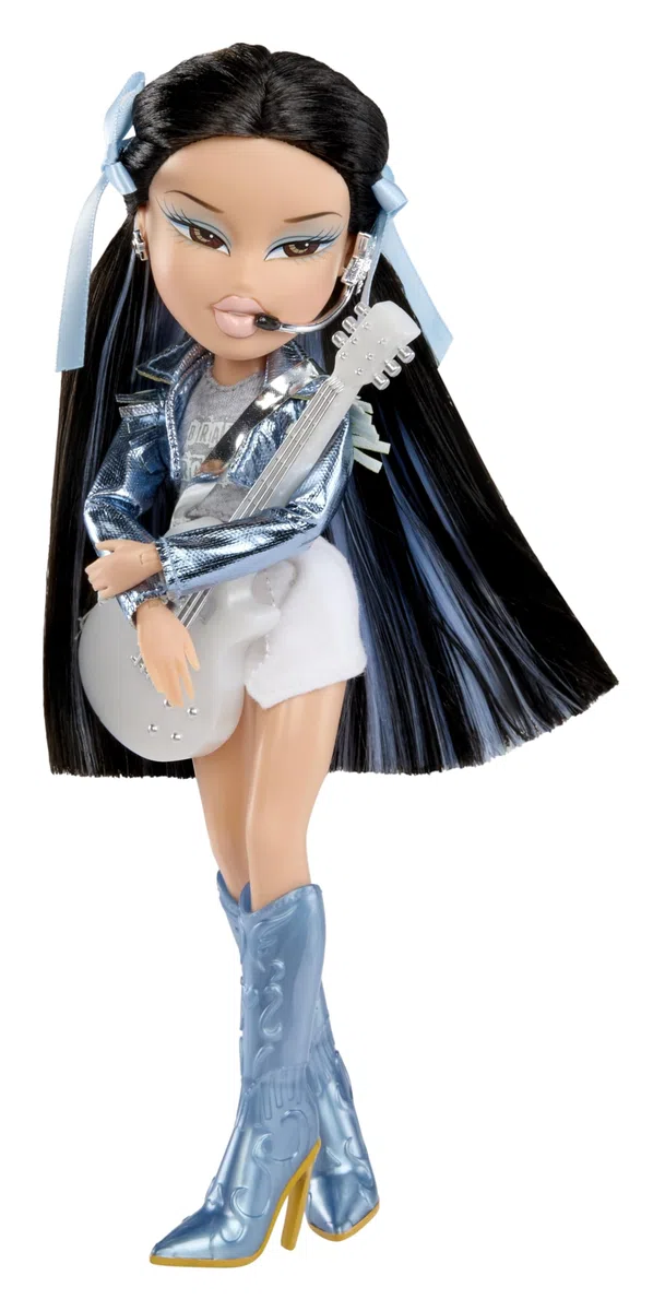 Bratz Pop Starz Jade - Bambola fashion con charm da collezione, outfit e accessori musicali