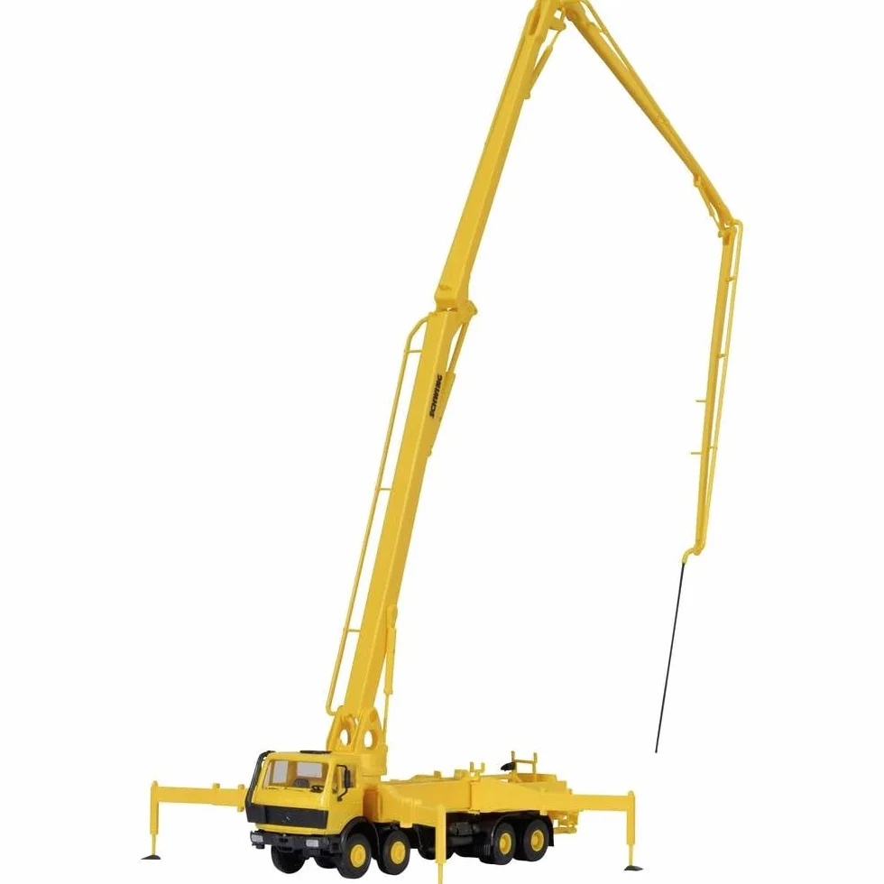 Kibri 10200 - Modellismo Ferroviario, Pompa per calcestruzzo Schwing, 4 Assi, Scala H0