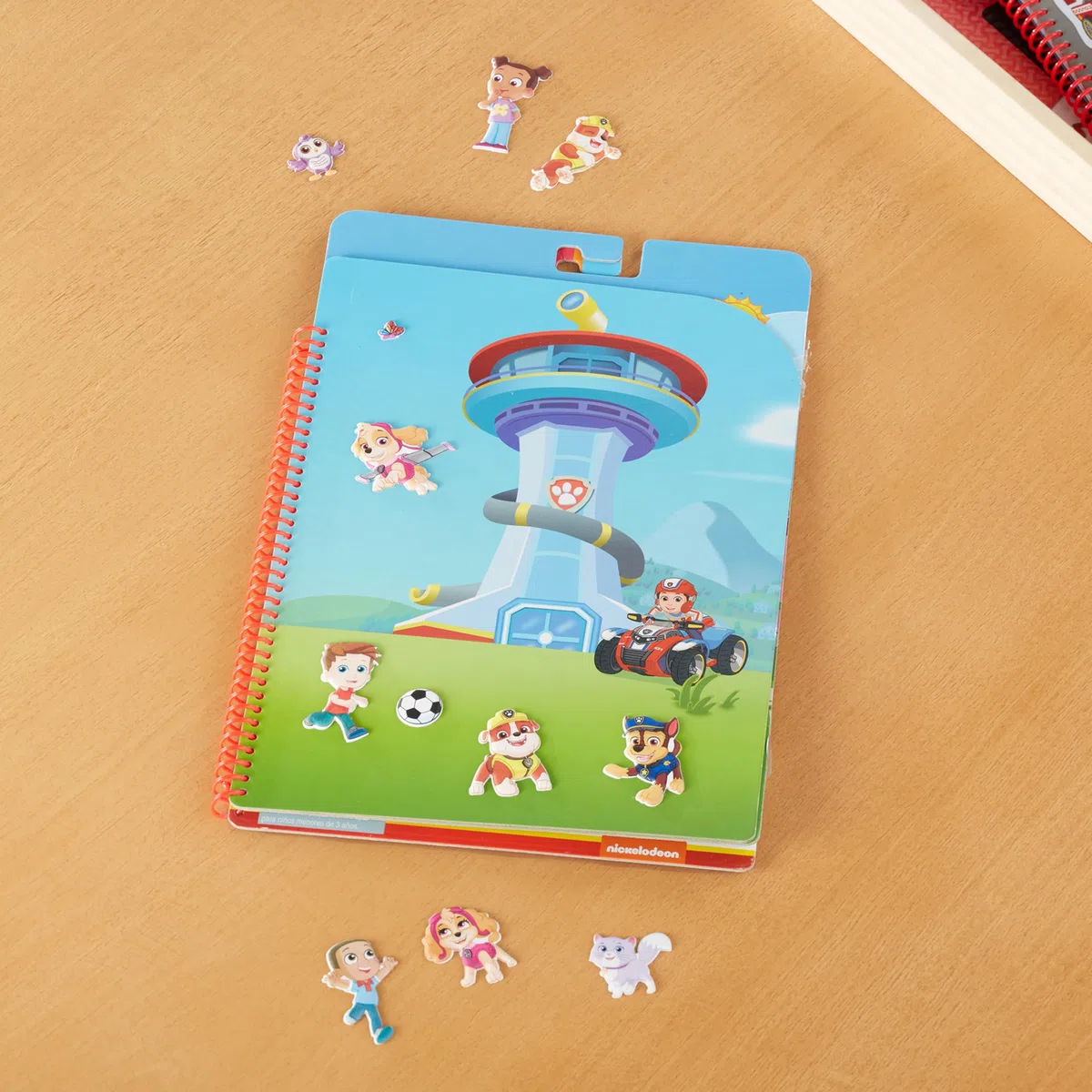 Melissa & Doug | Paw Patrol Adesivi | Skye, Rubble, Marshall, Chase |Set 3 Pezzi | Multicolore | Gioco Educativo | 3+ Anni | Regalo Bambini Bambine
