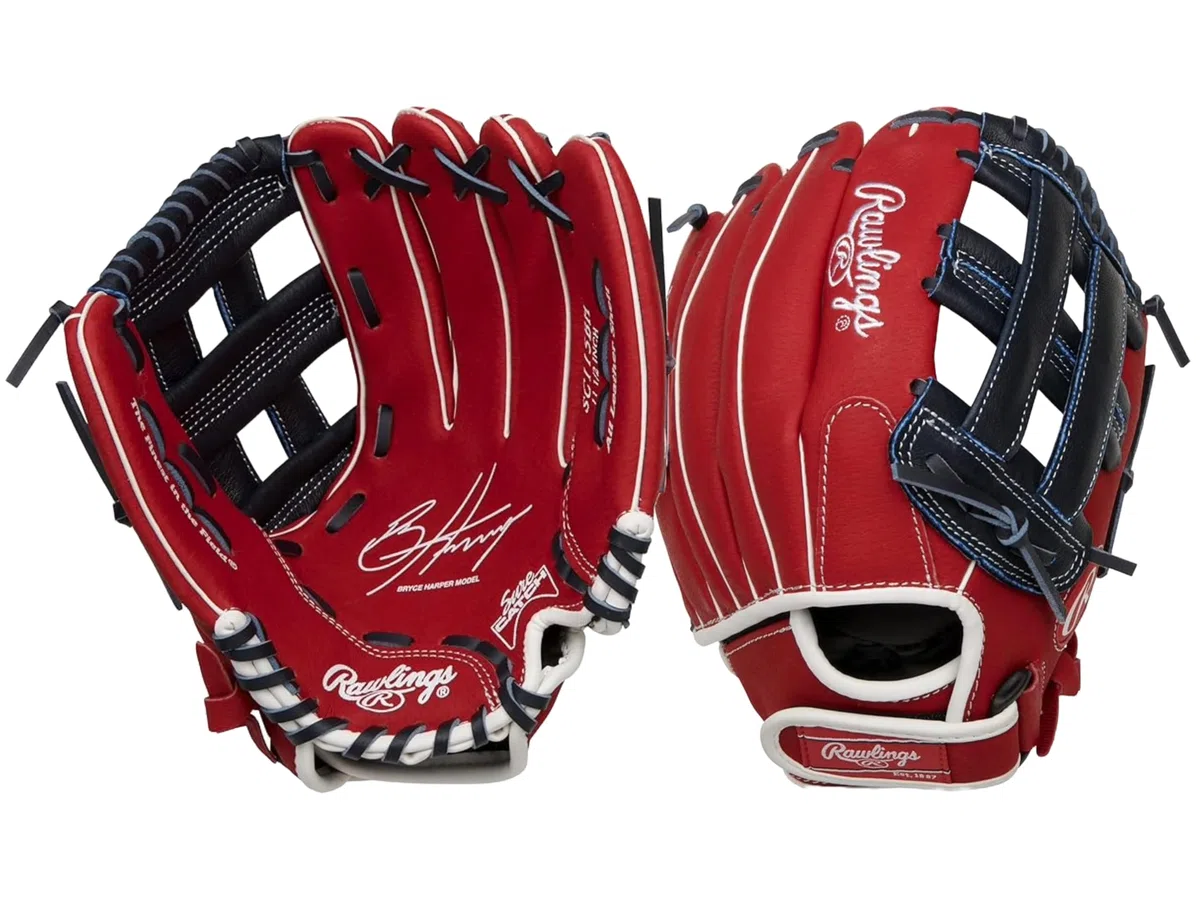 Rawlings | Sure Catch T-Ball & Youth Baseball Glove | Taglie 24,1 cm - 29,2 cm