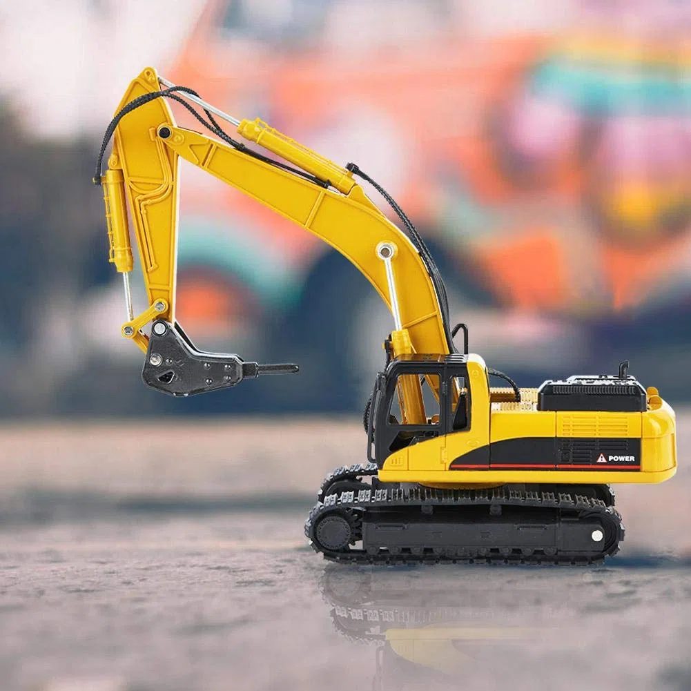 RC Escavatore, Escavatore in Lega 1/50, Modello di Ingegneria Costruzione di Auto, Veicolo Telecomando
