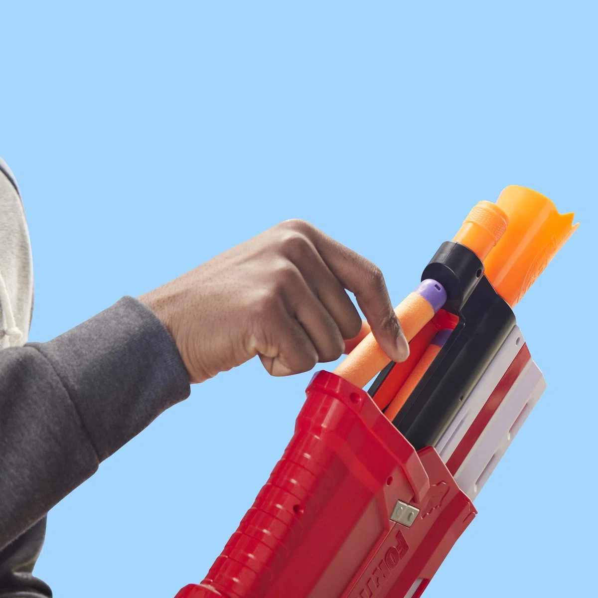 Nerf Hasbro Fortnite TS, Mega Blaster con Dardi, Rosso