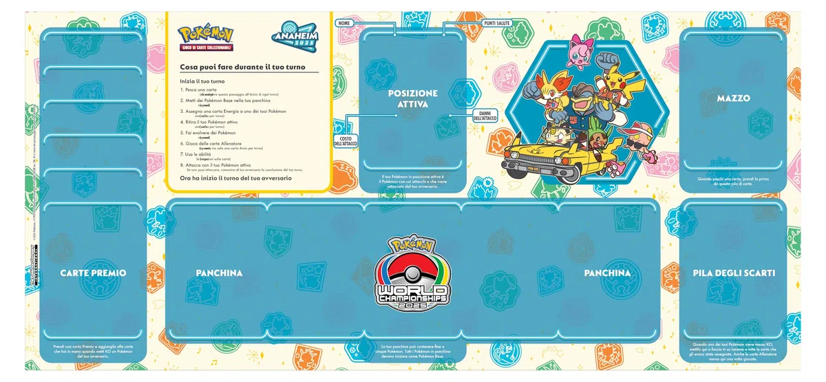 Pokémon: mazzo dei Campionati Mondiali 2025 del GCC Pokémon (Jose Cruz Galindo-Resendiz), Edizione in Italiano