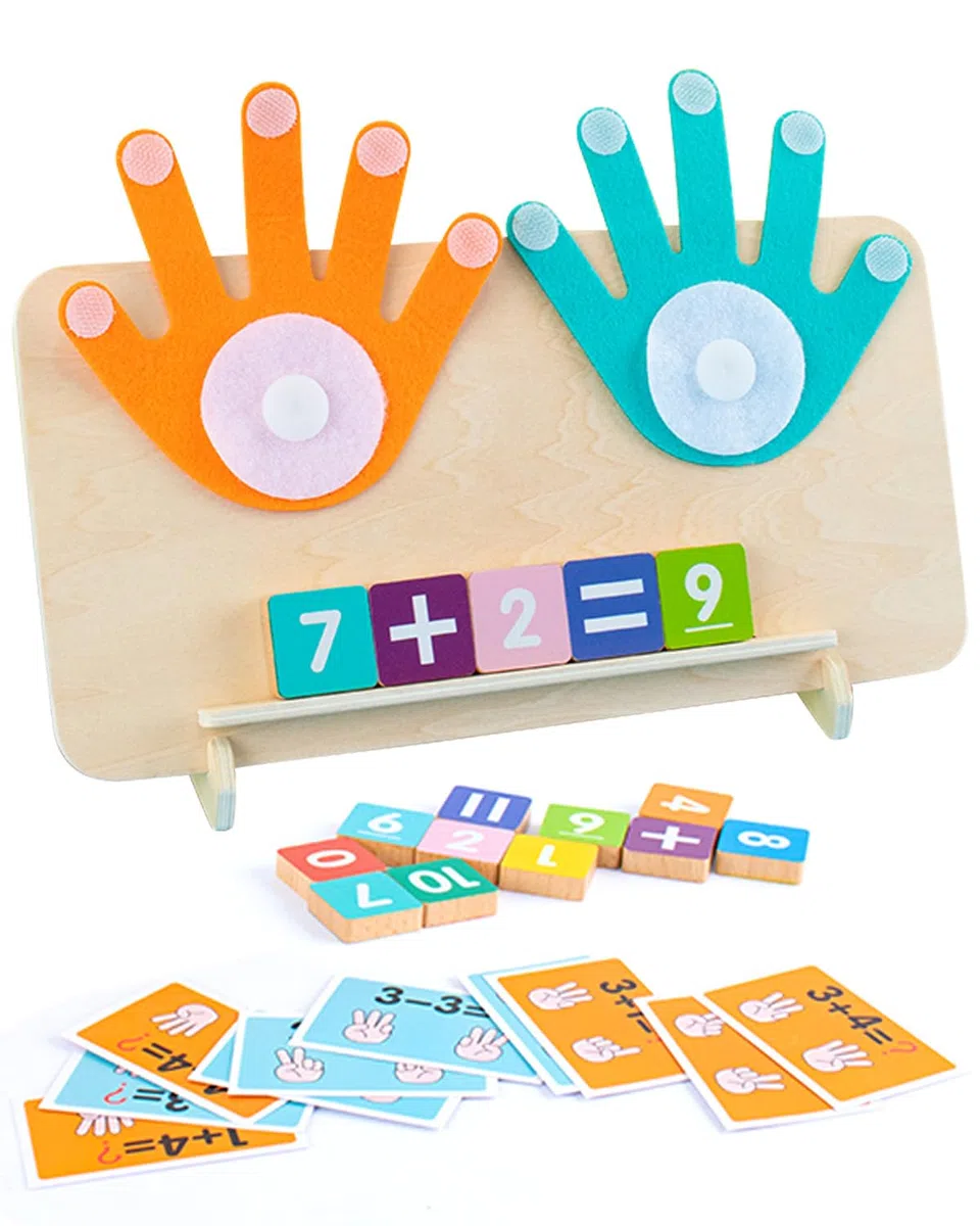Gioco educativo per pre-scolastici (2-4 anni) : Materiale matematico manipolabile ad valore educativo, cubi per il conteggio, gioco Montessori per ragazzi/ragazze (3-5 anni) – Regali di compleanno