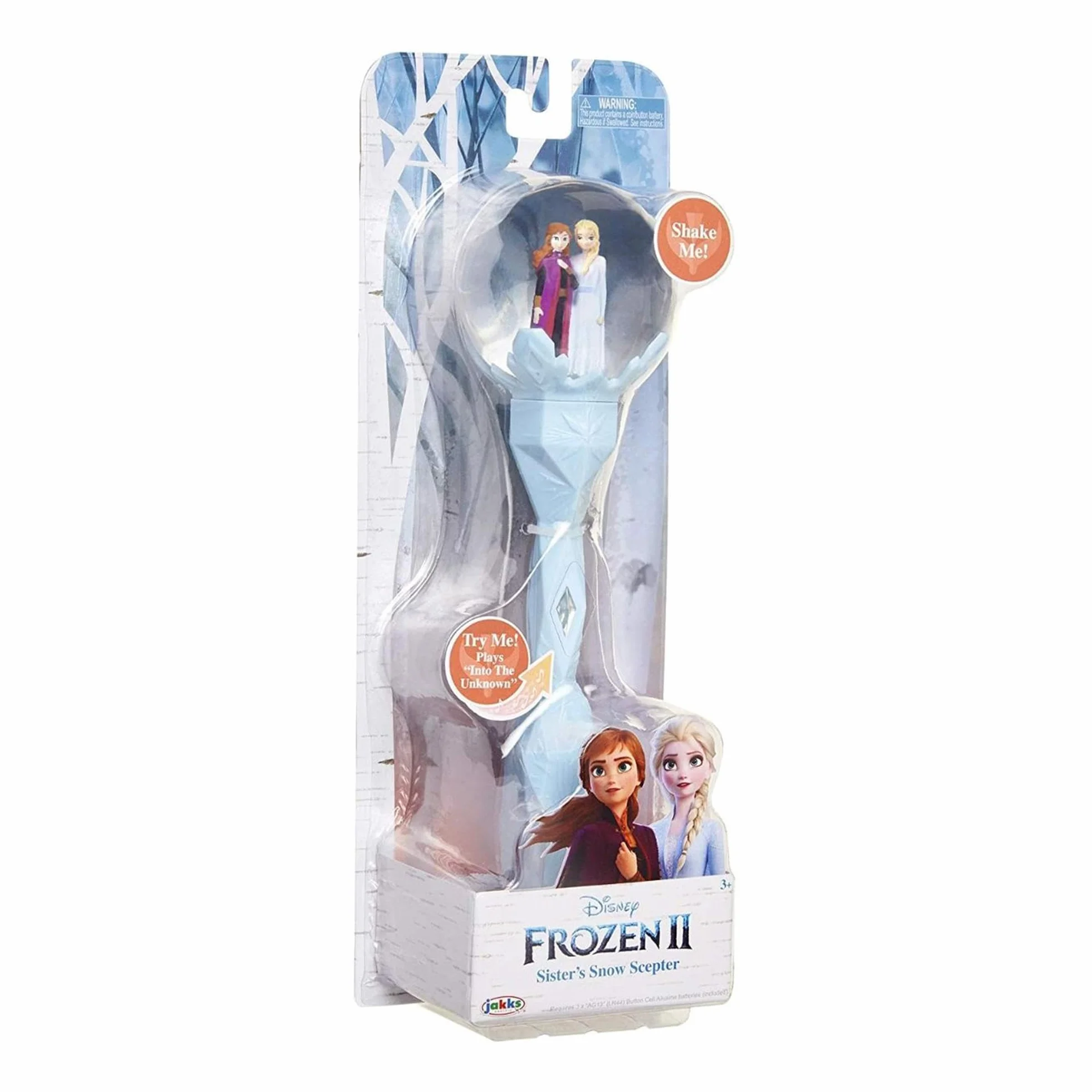 Scettro Magico Frozen 2: agitalo e la Neve Glitterata Danza Attorno ad Anna ed Elsa! Riproduce Musica, con Dettagli Autentici e batterie Incluse. Perfetto dai 3 Anni in su.