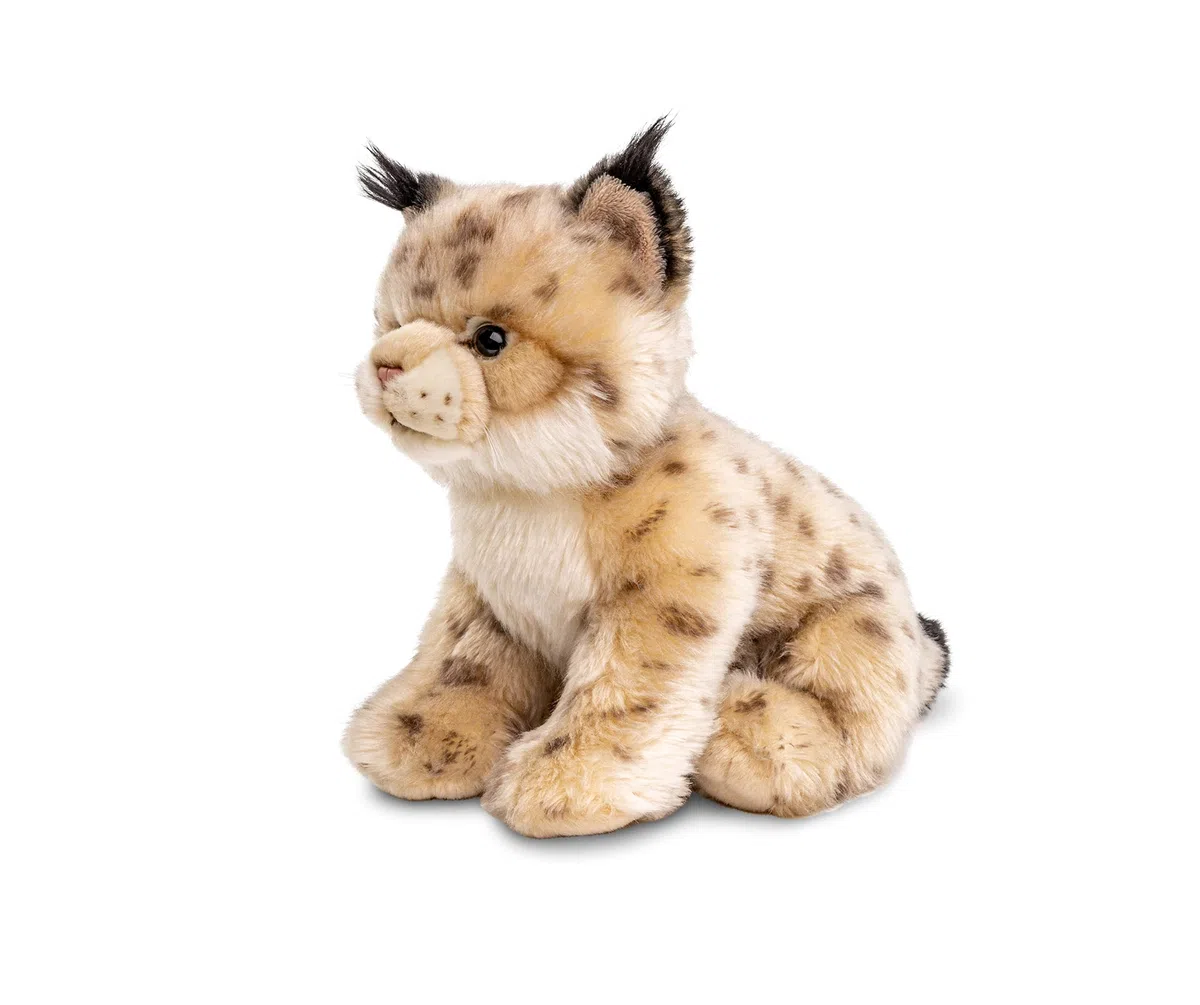 Uni-Toys - Lincs Junges, seduto – 22 cm (altezza) – gatto di peluche – peluche