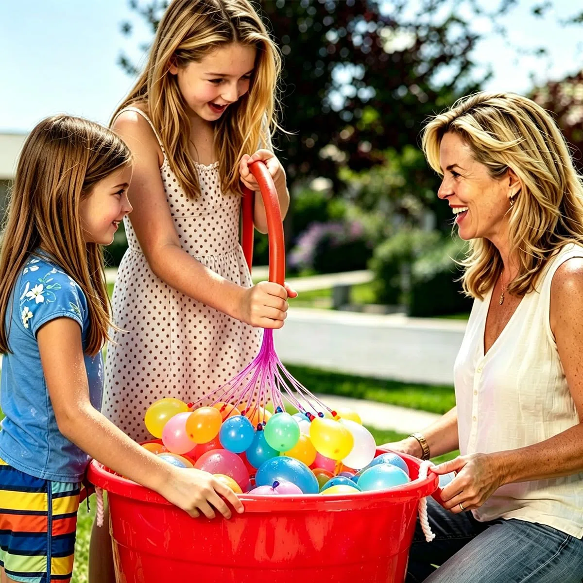 999 Palloncini Acqua Autosigillanti a Riempimento Rapido 60s,Bombe d'Acqua Colorate per Gavettoni e Giochi Estivi all'Aperto in Giardino e Piscina, Set Maxi con 2 Adattatori per Rubinetto