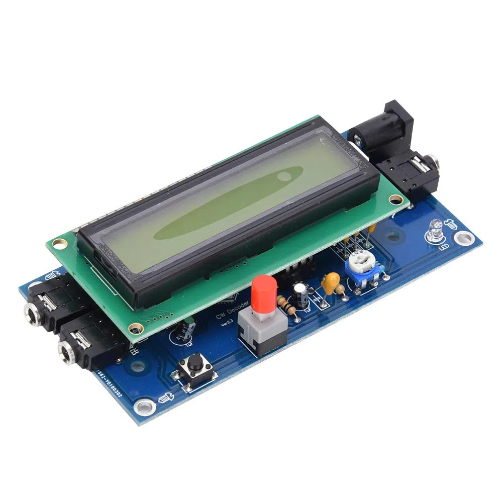 Decoder Morse CW Traduttore Lettore Codice Morse Display LED Precisione Circuiti Stampati Di Qualità Per Appassionati Elettronica Progetti DIY 7-12V