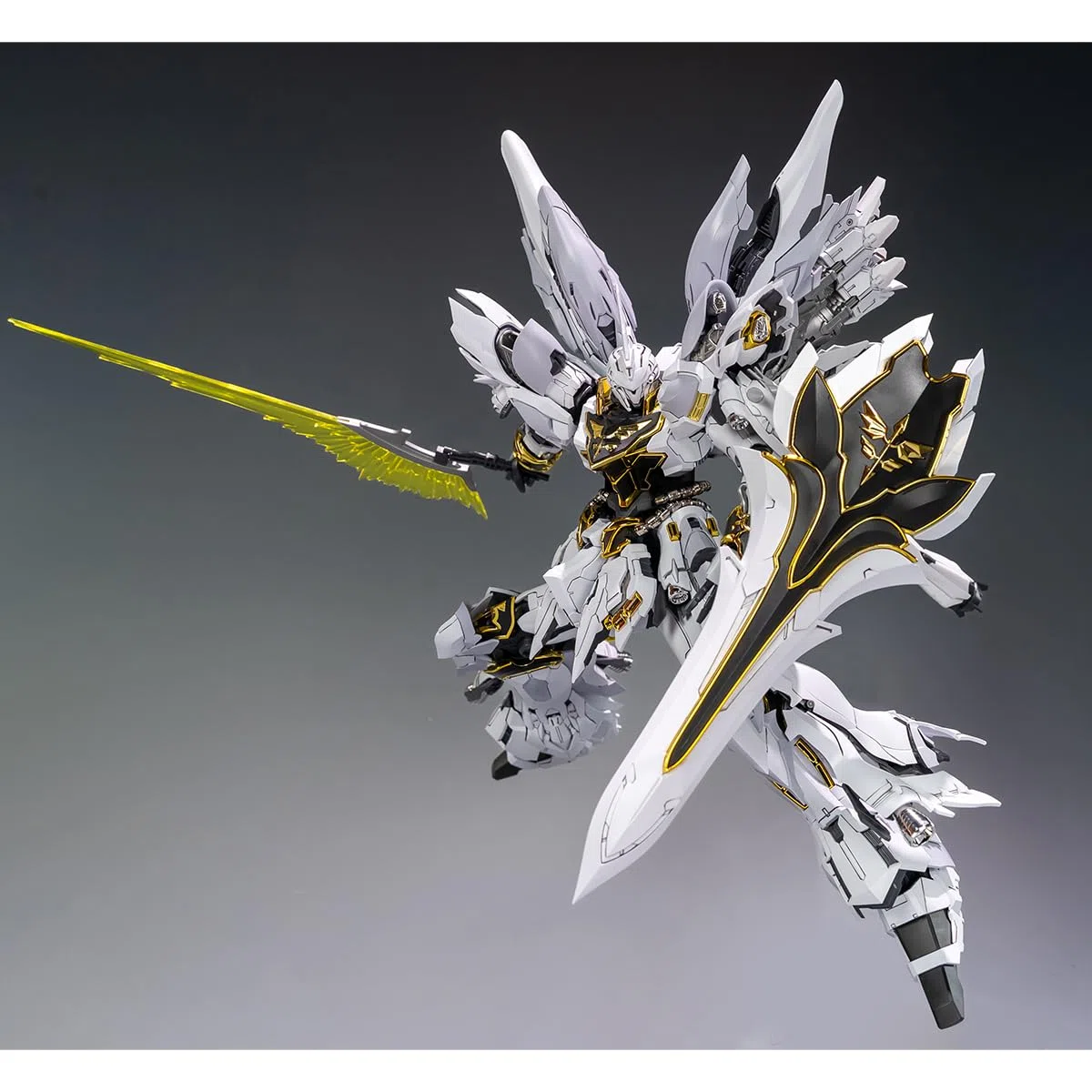 HiPlay Comet Technology Bianco Triple Speed Sinanju Telaio Completo Kit Modellismo Scala 1/100