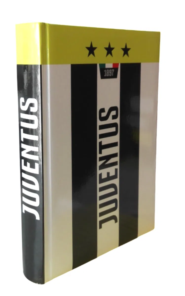 Juventus. DIARIO SCUOLA JUVE bianconero Seven 2026/2027 F.to Standard 18 x 13 cm + Omaggio portachiave calcio + Omaggio Penna Glitterata