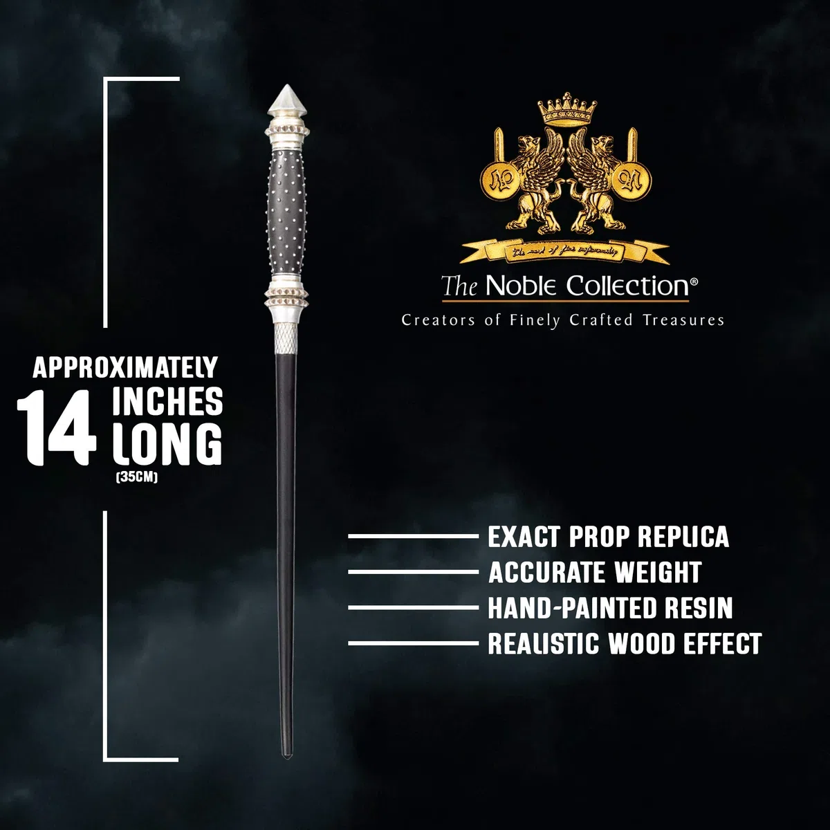 The Noble Collection La Nobile Collezione Narcissa Malfoy Character Wand.