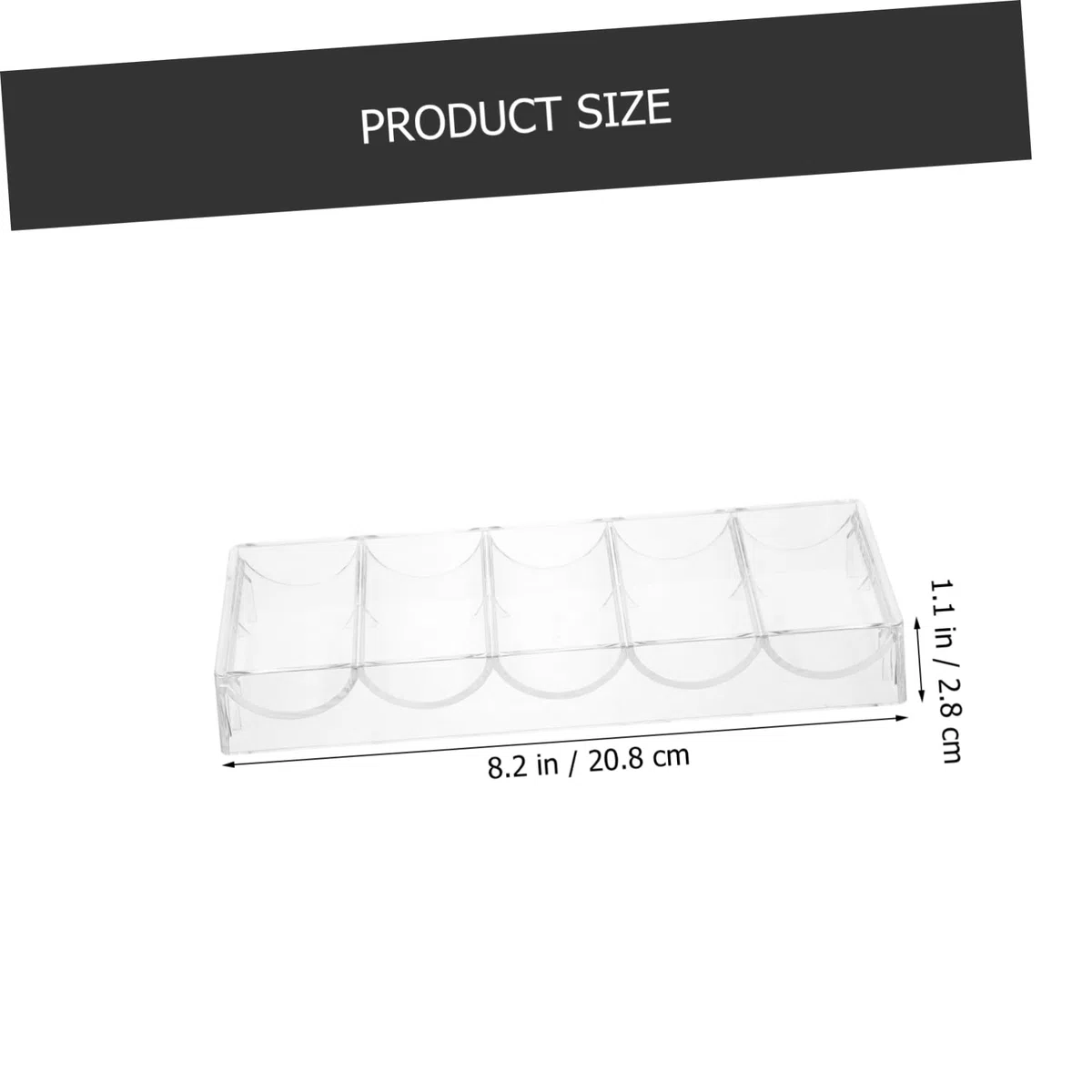 Vassoio Per Fiches Da Poker - Scatola Porta Fiches Da Poker A 5 Scomparti Custodia Per Fiches Da Poker E Design Elegante