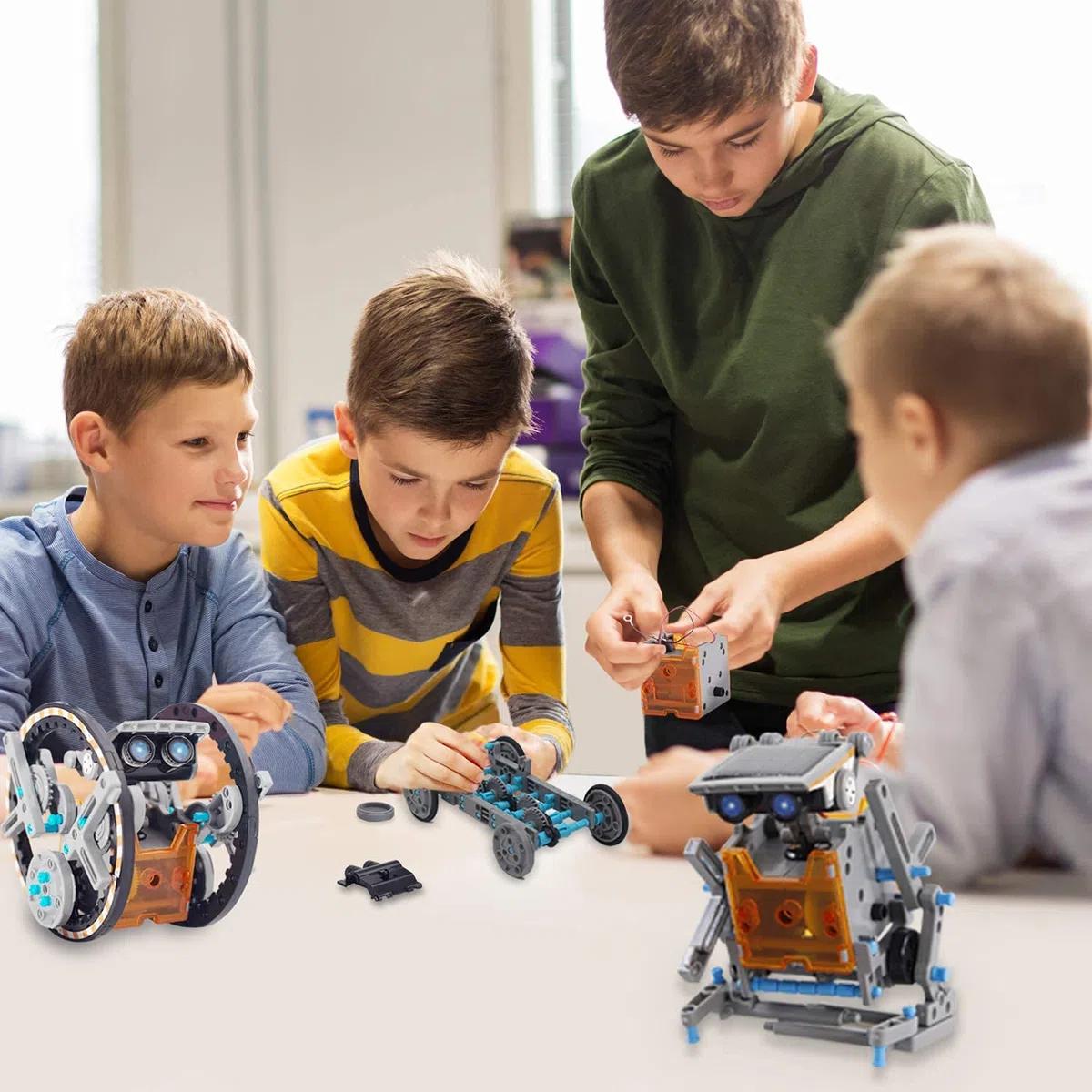 12-in-1 DIY Robot Giocattoli Solari Scienza Kit per Giochi bambini 8 9 10 11 12 anni maschio Ragazzi Regali Robot Building Kit Giocattoli per 8 9 10 11 12 + Anni Ragazzi Compleanno