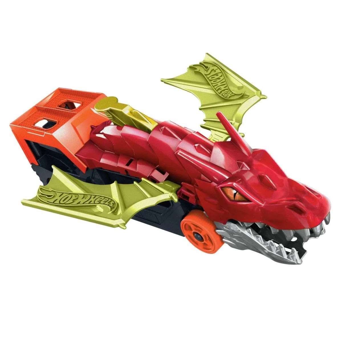 Hot Wheels Mattel Dragon Launch Transporter Playset