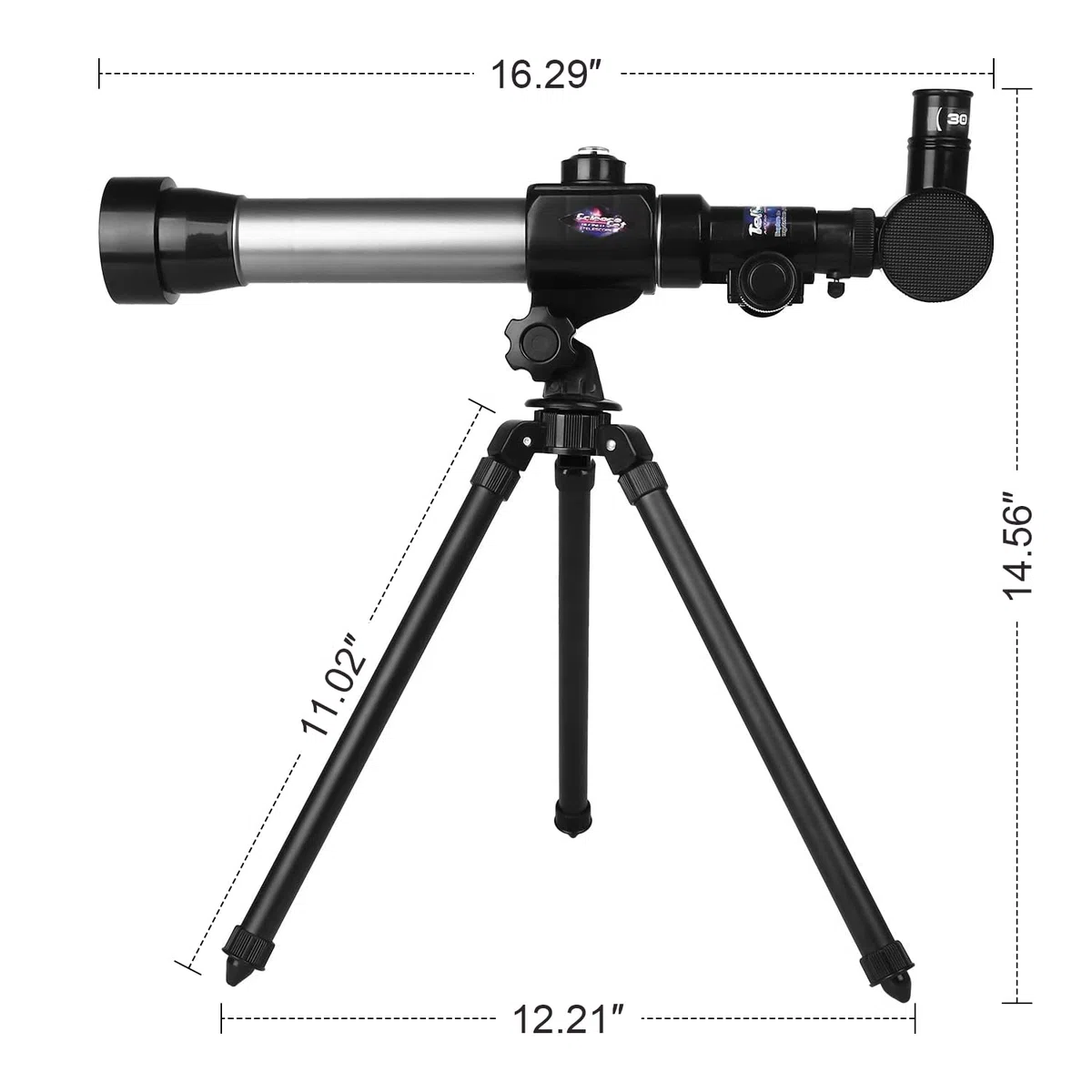 Telescopi Bambini 20X 30X 40X Ingrandimento Telescopio Astronomico Telescopio giocattolo educativo portatile per bambini Principianti Sky Star Gazing Birds Watching