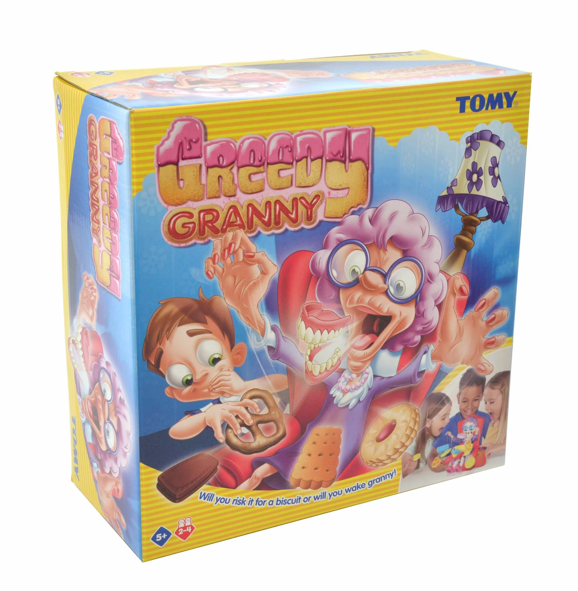 TOMY Greedy Granny, Gioco d'azione per Bambini in età prescolare.