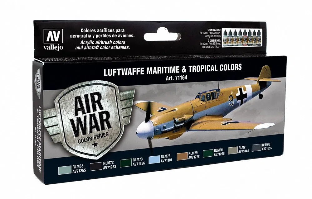 Vallejo Model Air - Set di Colori Acrilici per Aerografo, Multicolore
