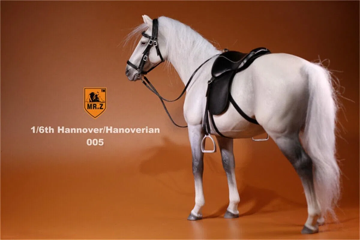 AMITD Mr.Z 1:6 Scale Germany Hanover Horse Figure Hanoverian Steed Animal Figure (MRZ005)