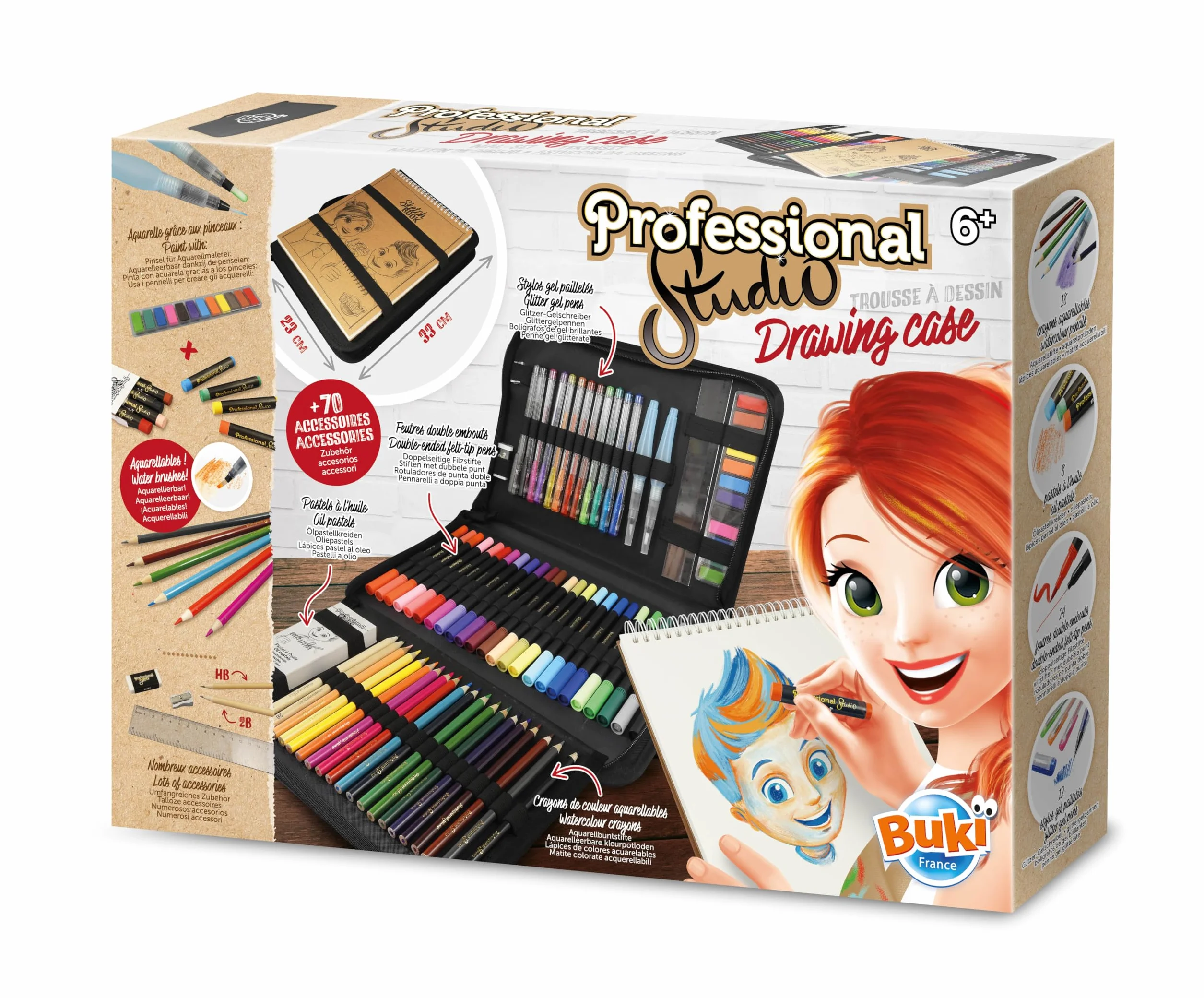 Buki - Professional Studio Astuccio da Disegno, 5436