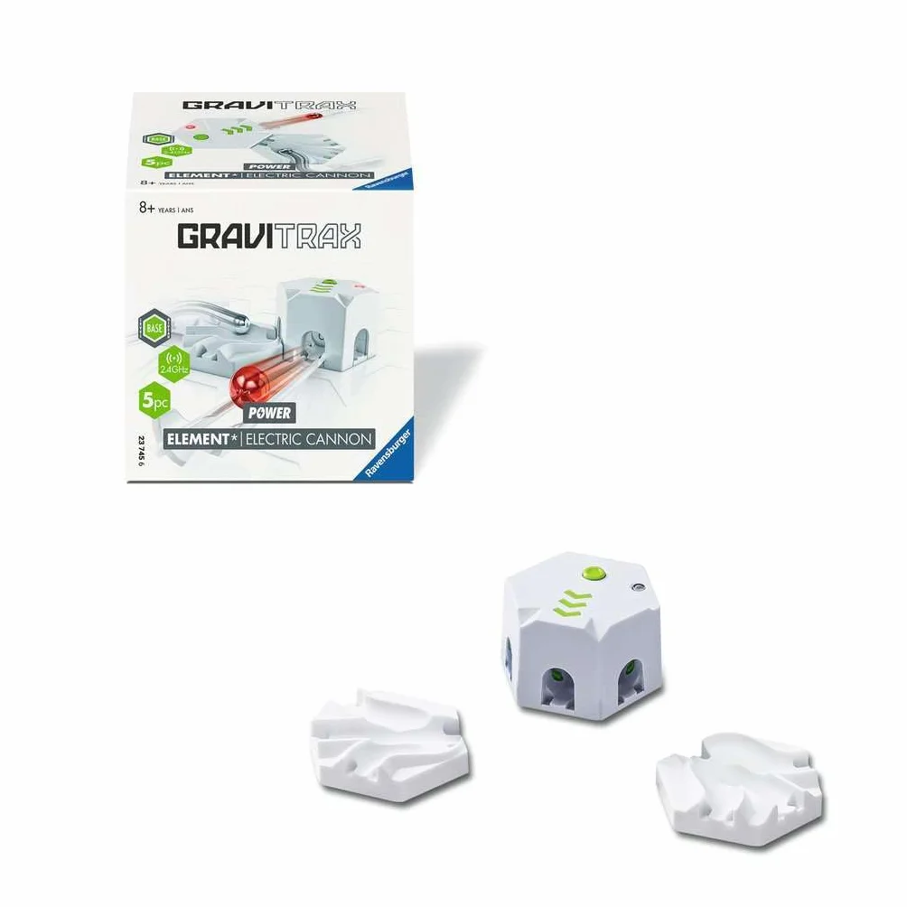 Cannone elettrico Ravensburger GraviTrax POWER Element 23745 - prolunga elettronica per la tua pista da baseball - giocattoli da corsa e da costruzione in marmo a partire da 8 anni