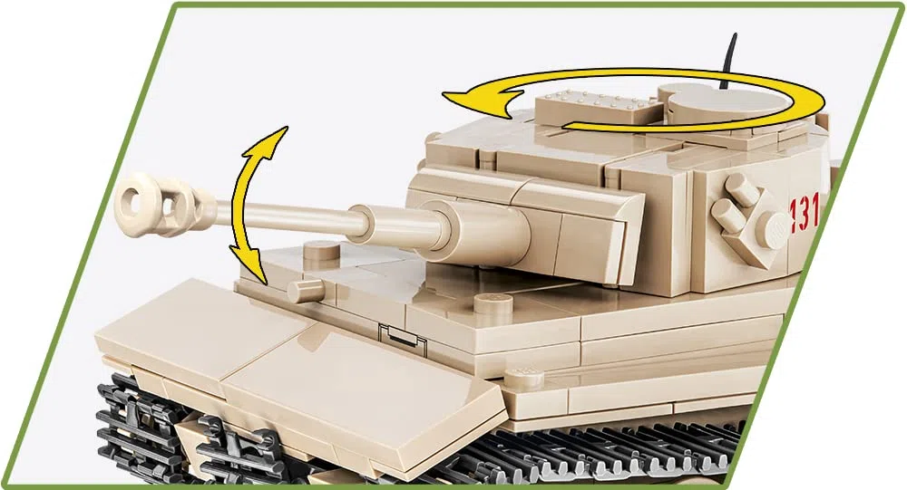 COBI 2710 - Modellino serbatoio PzKpfw Tiger 131". Scala 1/48