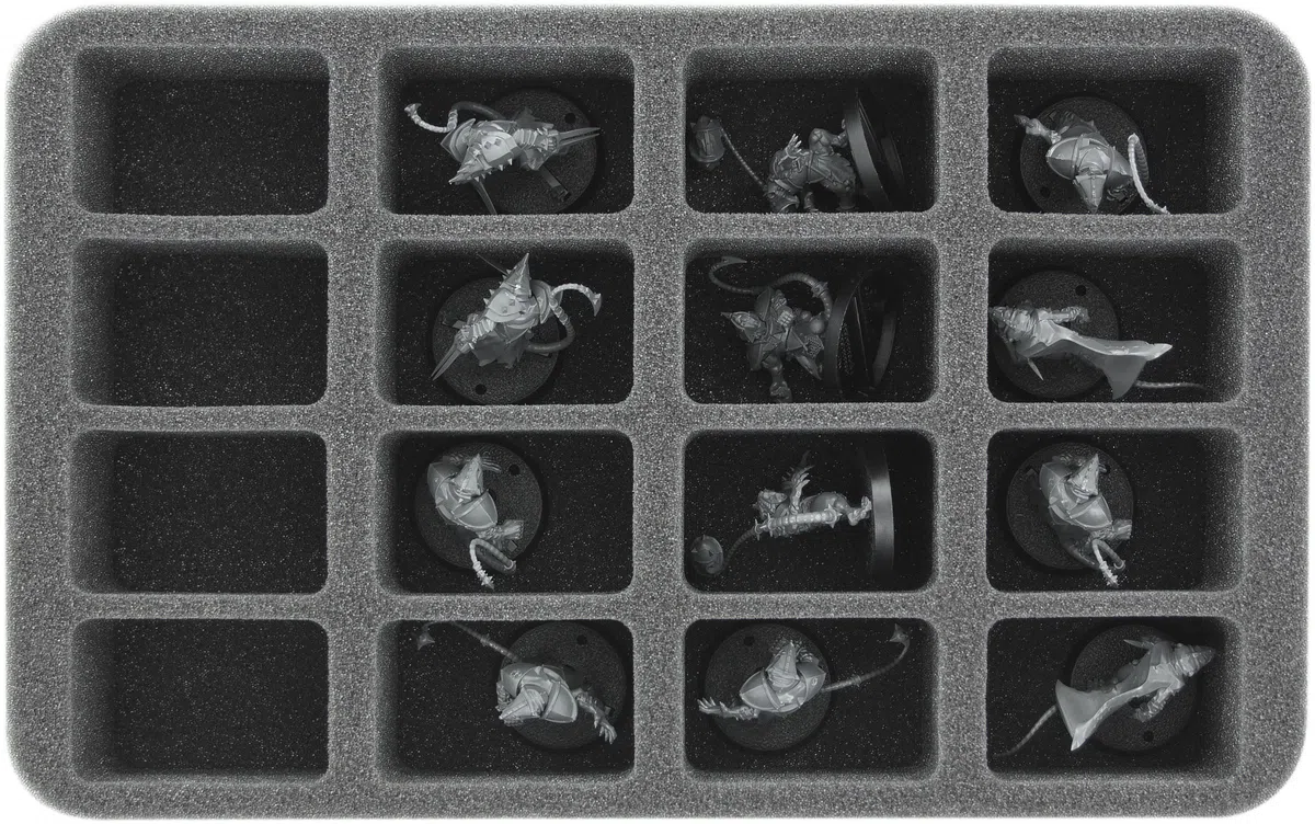Feldherr Magnetic Box Verde Compatibile con 16 Miniature di Ciotole di Sangue - Edizione 2016