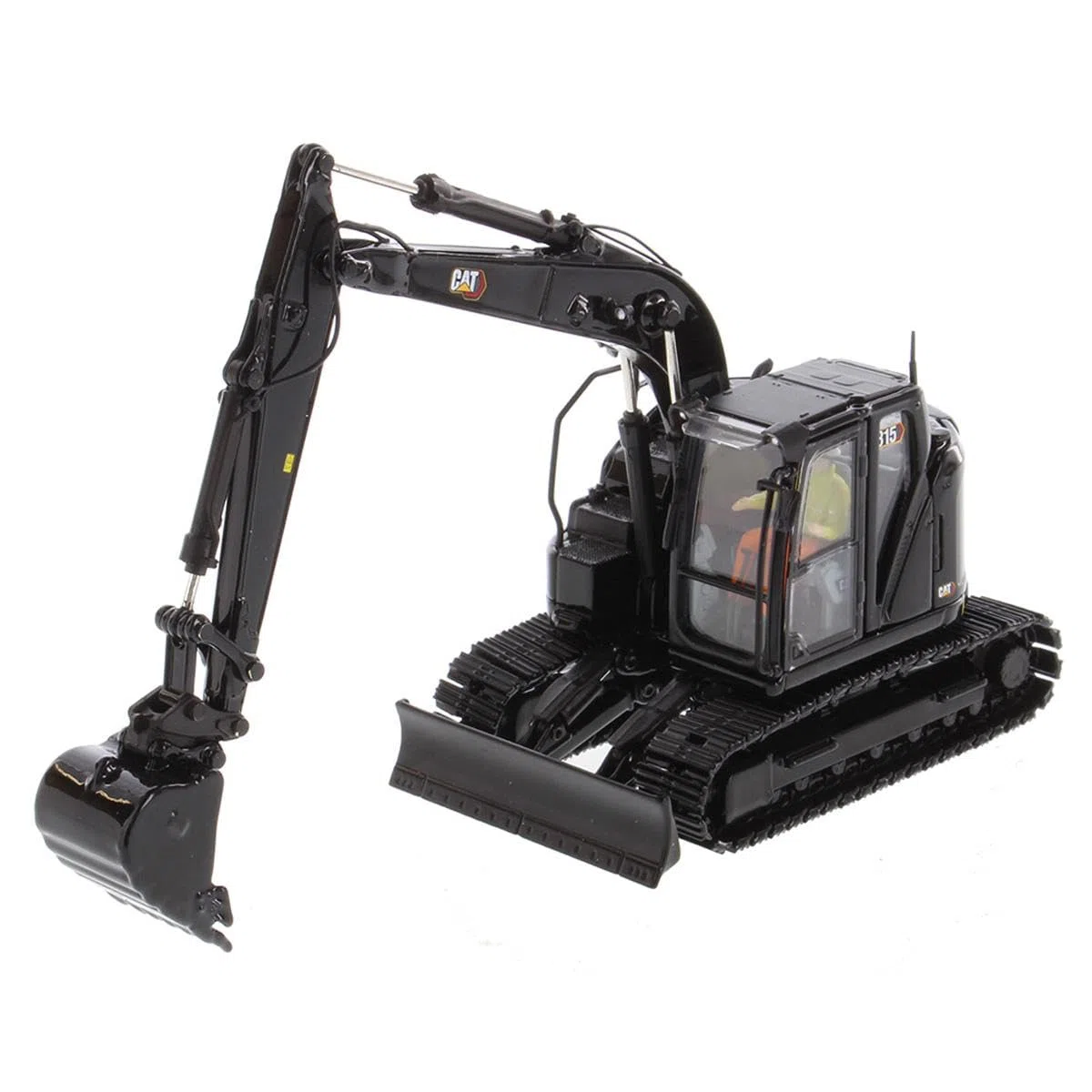 Diecast Masters 85957BK - Escavatore idraulico Cat 315, nero, scala 1:50, da 14 anni, in scatola di latta, adatto ai collezionisti