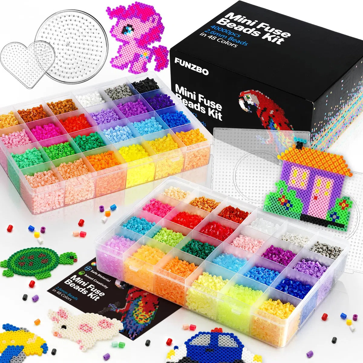 40000 perline fusibili da 2,6 mm per bambini