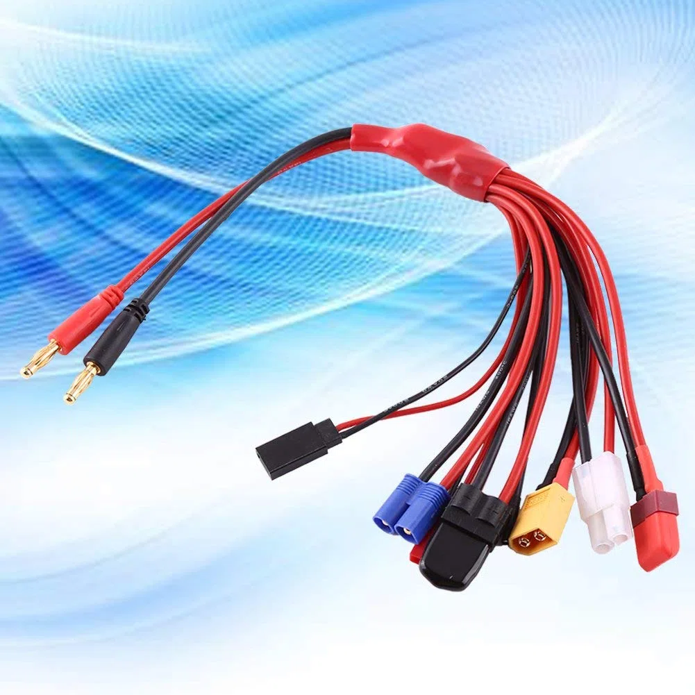 Cavi di ricarica plug, cavo caricabatterie 8 in 1 per caricabatterie IMAX B6