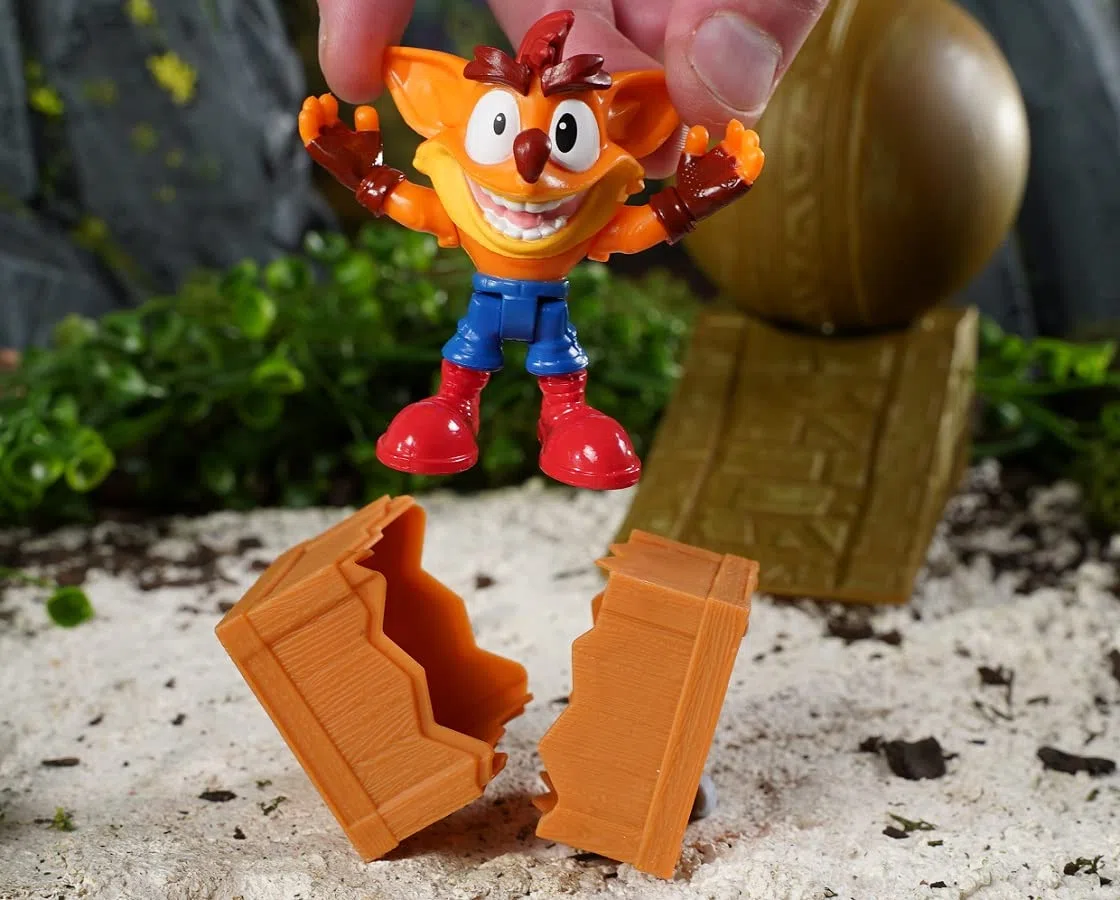 Crash Bandicoot Diorama Boulder Dash da 2,5"