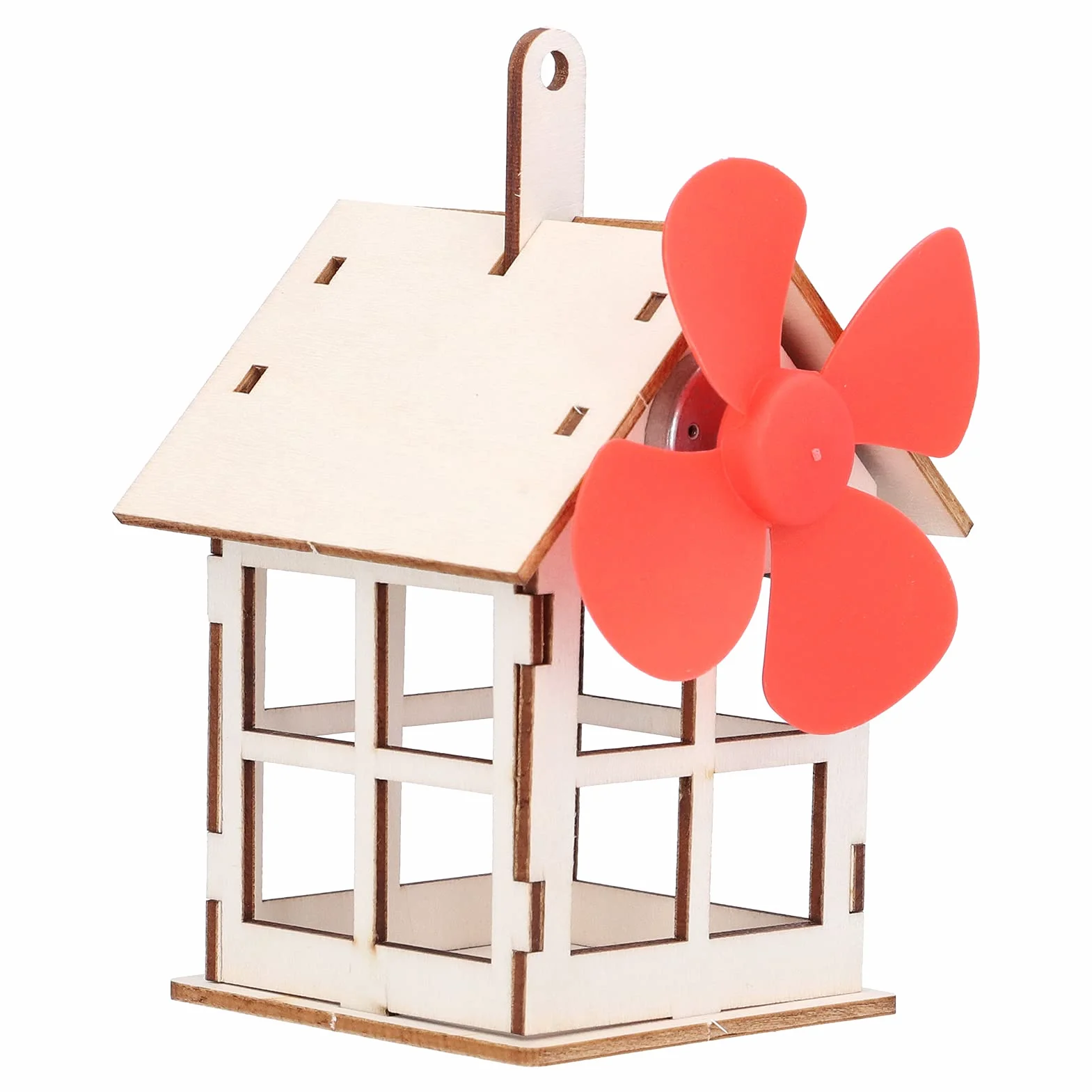 Giocattolo di Esperimento Ad Energia Solare della Casa di Legno del Mulino a per il Giocattolo di Esperimento Educativo di Scienza dei Bambini dei Bambini di DIY